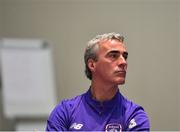 21 January 2019; Charlotte Independence head coach Jim McGuinness during the FAI UEFA Pro Licence course at Johnstown House Enfield, Co Meath. Photo by Seb Daly/Sportsfile