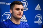 21 January 2019; Conor O'Brien during a Leinster Rugby press conference at Leinster Rugby Headquarters in UCD, Dublin. Photo by Ramsey Cardy/Sportsfile