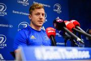 21 January 2019; James Tracy during a Leinster Rugby press conference at Leinster Rugby Headquarters in UCD, Dublin. Photo by Ramsey Cardy/Sportsfile