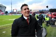 19 January 2019; Ian Keatley of Munster reacts to supporters' applause prior to the Heineken Champions Cup Pool 2 Round 6 match between Munster and Exeter Chiefs at Thomond Park in Limerick. Photo by Diarmuid Greene/Sportsfile