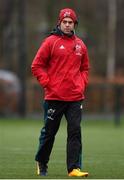 21 January 2019; Head coach Johann van Graan during Munster Rugby squad training at the University of Limerick in Limerick. Photo by Piaras Ó Mídheach/Sportsfile