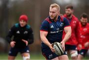 21 January 2019; Jeremy Loughman during Munster Rugby squad training at the University of Limerick in Limerick. Photo by Piaras Ó Mídheach/Sportsfile