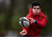 21 January 2019; Alex Wootton during Munster Rugby squad training at the University of Limerick in Limerick. Photo by Piaras Ó Mídheach/Sportsfile