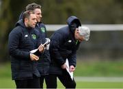 21 January 2019; Stephen Rice, left, during the FAI UEFA Pro Licence course at Johnstown House in Enfield, County Meath. Photo by Seb Daly/Sportsfile