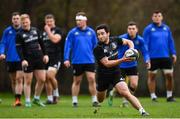 21 January 2019; Patrick Patterson during Leinster Rugby squad training at Rosemount in UCD, Dublin. Photo by Ramsey Cardy/Sportsfile