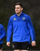 21 January 2019; Conor O'Brien arrives for Leinster Rugby squad training at Rosemount in UCD, Dublin. Photo by Ramsey Cardy/Sportsfile