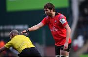 19 January 2019; Iain Henderson of Ulster during the Heineken Champions Cup Pool 4 Round 6 match between Leicester Tigers and Ulster at Welford Road in Leicester, England. Photo by Ramsey Cardy/Sportsfile