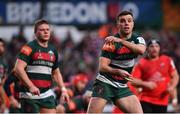 19 January 2019; George Ford of Leicester Tigers during the Heineken Champions Cup Pool 4 Round 6 match between Leicester Tigers and Ulster at Welford Road in Leicester, England. Photo by Ramsey Cardy/Sportsfile