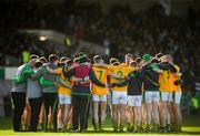 20 January 2019; Two Mile House team huddle ahead of the AIB GAA Football All-Ireland Intermediate Championship semi-final match between Two Mile House and Kilcummin at the Gaelic Grounds in Limerick. Photo by Eóin Noonan/Sportsfile