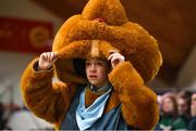 22 January 2019; The St Louis Carrickmacross mascot looks on during the Subway All-Ireland Schools Cup U19 C Girls Final match between St Louis Carrickmacross and Laurel Hill Limerick at the National Basketball Arena in Tallaght, Dublin. Photo by Brendan Moran/Sportsfile