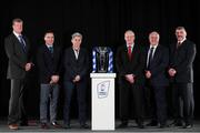 23 January 2019; Head coaches from left, Shade Munro of Scotland, Adam Griggs of Ireland, Annick Hayraud of France, Simon Middleton of England, Andrea Di Giandomenico of Italy, and Rowland Phillips of Wales during the 2019 Guinness Six Nations Rugby Championship Launch at the Hurlingham Club in London, England. Photo by Ian Walton/Sportsfile