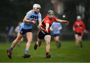 23 January 2019; Michael Purcell of UCD in action against Mark Coleman of UCC during the Electric Ireland Fitzgibbon Cup Group A Round 2 match between University College Cork and University College Dublin at Mardyke in Cork. Photo by Stephen McCarthy/Sportsfile