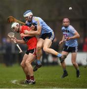 23 January 2019; Huw Lawlor of UCD in action against Shane Kingston of UCC during the Electric Ireland Fitzgibbon Cup Group A Round 2 match between University College Cork and University College Dublin at Mardyke in Cork. Photo by Stephen McCarthy/Sportsfile