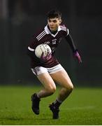 23 January 2019; Jack Robinson of NUI Galway during the Electric Ireland Sigerson Cup Round 2 match between Queens University Belfast and NUI Galway at The Dub in Belfast, Co Antrim. Photo by David Fitzgerald/Sportsfile