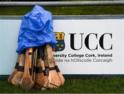 23 January 2019; A general view of UCC hurls during the Electric Ireland Fitzgibbon Cup Group A Round 2 match between University College Cork and University College Dublin at Mardyke in Cork. Photo by Stephen McCarthy/Sportsfile