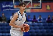 23 January 2019; Conor Twomey of Mount St Michael Rosscarbery during the Subway All-Ireland Schools Cup U16 C Boys Final match between Le Chéile Tyrellstown and Mount St Michael Rosscarbery at the National Basketball Arena in Tallaght, Dublin. Photo by Piaras Ó Mídheach/Sportsfile