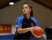 23 January 2019; Referee Sara Guebaili during the Subway All-Ireland Schools Cup U16 A Girls Final match between Coláiste Einde and Pobailscoil Inbhear Sceine Kenmare at the National Basketball Arena in Tallaght, Dublin. Photo by Piaras Ó Mídheach/Sportsfile
