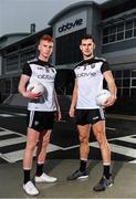 24 January 2019; Sean Carrabine, left, and Niall Murphy of Sligo in attendance at the launch of the 2019 O'Neill's Sligo GAA Jersey, which took place at the team sponsors AbbVie's Manorhamilton Road facility in Sligo. Photo by Sam Barnes/Sportsfile