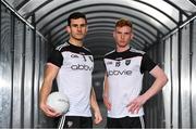 24 January 2019; Niall Murphy, left, and Sean Carrabine of Sligo in attendance at the launch of the 2019 O'Neill's Sligo GAA Jersey, which took place at the team sponsors AbbVie's Manorhamilton Road facility in Sligo. Photo by Sam Barnes/Sportsfile