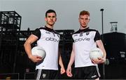 24 January 2019; Niall Murphy, left, and Sean Carrabine of Sligo in attendance at the  launch of the 2019 O'Neill's Sligo GAA Jersey, which took place at the team sponsors AbbVie's Manorhamilton Road facility in Sligo. Photo by Sam Barnes/Sportsfile