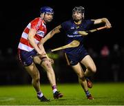 24 January 2019; Conor Prunty of CIT in action against Dónal Burke of DCU Dóchas Éireann during the Electric Ireland Fitzgibbon Cup Group C Round 2 match between DCU Dóchas Éireann and Cork Institute of Technology at DCU Sportsgrounds in Dublin. Photo by Stephen McCarthy/Sportsfile