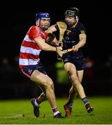 24 January 2019; Conor Prunty of CIT in action against Dónal Burke of DCU Dóchas Éireann during the Electric Ireland Fitzgibbon Cup Group C Round 2 match between DCU Dóchas Éireann and Cork Institute of Technology at DCU Sportsgrounds in Dublin. Photo by Stephen McCarthy/Sportsfile