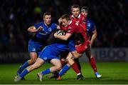 25 January 2019; Johnny McNicholl of Scarlets is tackled by Barry Daly of Leinster during the Guinness PRO14 Round 14 match between Leinster and Scarlets at the RDS Arena in Dublin. Photo by Ramsey Cardy/Sportsfile