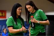 26 January 2019; Liffey Celtics joint head coaches Erin Bracken, left, and Aine O’Connor during the Hula Hoops Under 18 Women’s National Cup Final match between WIT Wildcats and Liffey Celtics at the National Basketball Arena in Tallaght, Dublin. Photo by Brendan Moran/Sportsfile