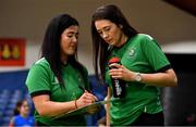 26 January 2019; Liffey Celtics joint head coaches Erin Bracken, left, and Aine O’Connor during the Hula Hoops Under 18 Women’s National Cup Final match between WIT Wildcats and Liffey Celtics at the National Basketball Arena in Tallaght, Dublin. Photo by Brendan Moran/Sportsfile