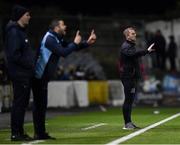 25 January 2019; Dundalk head coach Vinny Perth during the Jim Malone Cup match between Dundalk and Drogheda United at Oriel Park in Dundalk, Co. Louth. Photo by Seb Daly/Sportsfile