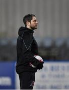 25 January 2019; Dundalk assistant head coach Ruaidhri Higgins prior to the Jim Malone Cup match between Dundalk and Drogheda United at Oriel Park in Dundalk, Co. Louth. Photo by Seb Daly/Sportsfile