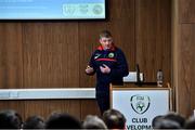 26 January 2019; John Delaney from Ballymackey AFC, during the FAI Club Development Conference at FAI National Training Centre in Abbotstown, Dublin. Photo by Matt Browne/Sportsfile
