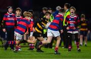 29 January 2019; Action from the Bank of Ireland Half-Time Minis between Carlow RFC and Clontarf RFC at the Guinness PRO14 Round 14 match between Leinster and Scarlets at the RDS Arena in Dublin. Photo by Piaras Ó Mídheach/Sportsfile