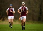 24 January 2019; Dara Burke of N.U.I. Galway during the Electric Ireland Fitzgibbon Cup Group A Round 2 match between  N.U.I. Galway and University of Limerick at the National University of Ireland in Galway. Photo by Harry Murphy/Sportsfile