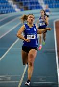 26 January 2019; Catherine McManus of Dublin City Harriers A.C., Co. Dublin, competing in the 400m during the AAI National Indoor League Round 2 at the AIT International Arena in Athlone, Co. Westmeath. Photo by Sam Barnes/Sportsfile
