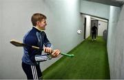 26 January 2019; Podge Collins of Clare warms up in the tunnel prior to the Allianz Hurling League Division 1A Round 1 match between Tipperary and Clare at Semple Stadium in Thurles, Co. Tipperary. Photo by Diarmuid Greene/Sportsfile
