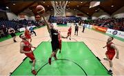 26 January 2019; Daniel O'Sullivan of Tradehouse Central Ballincollig goes for a lay up during the Hula Hoops Men’s President's National Cup Final match between Bad Bobs Tolka Rovers and Tradehouse Central Ballincollig at the National Basketball Arena in Tallaght, Dublin. Photo by Brendan Moran/Sportsfile