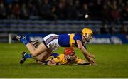 26 January 2019; Barry Heffernan of Tipperary in action against Niall Deasy of Clare during the Allianz Hurling League Division 1A Round 1 match between Tipperary and Clare at Semple Stadium in Thurles, Co. Tipperary. Photo by Diarmuid Greene/Sportsfile
