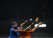 26 January 2019; John Hetherton of Dublin in action against David English of Carlow during the Allianz Hurling League Division 1B Round 1 match between Dublin and Carlow at Parnell Park, Dublin. Photo by Harry Murphy/Sportsfile