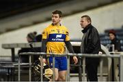 26 January 2019; Tony Kelly of Clare leaves the pitch after being sent off by referee Colm Lyons during the Allianz Hurling League Division 1A Round 1 match between Tipperary and Clare at Semple Stadium in Thurles, Co. Tipperary. Photo by Diarmuid Greene/Sportsfile