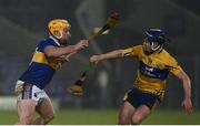 26 January 2019; Padraic Maher of Tipperary in action against Podge Collins of Clare during the Allianz Hurling League Division 1A Round 1 match between Tipperary and Clare at Semple Stadium in Thurles, Co. Tipperary. Photo by Diarmuid Greene/Sportsfile