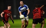 26 January 2019; Gareth Dillon of Laois in action against Celium Doherty of Down during the Allianz Football League Division 3 Round 1 match between Down and Laois at Páirc Esler in Newry, Co. Down. Photo by Oliver McVeigh/Sportsfile