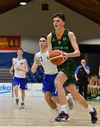 27 January 2019; James Connaire of Moycullen during the Hula Hoops Under 18 Men’s National Cup Final match between Belfast Star and Moycullen at the National Basketball Arena in Tallaght, Dublin. Photo by Eóin Noonan/Sportsfile