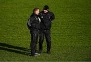 27 January 2019; Kildare selector Karl O'Dwyer, right, with manager Cian O'Neill before the Allianz Football League Division 2 Round 1 match between Kildare and Armagh at St Conleth's Park in Newbridge, Kildare. Photo by Piaras Ó Mídheach/Sportsfile
