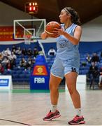 27 January 2019; Niamh Kenny of DCU Mercy during the Hula Hoops Under 20 Women’s National Cup Final match between Portlaoise Panthers and DCU Mercy at the National Basketball Arena in Tallaght, Dublin. Photo by Eóin Noonan/Sportsfile