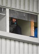 27 January 2019; Former Waterford hurler Dan Shanahan looks on from the press box prior to the Allianz Hurling League Division 1B Round 1 match between Waterford and Offaly at Semple Stadium in Thurles, Co. Tipperary. Photo by Harry Murphy/Sportsfile