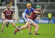 27 January 2019; Jack Grealish of Galway in action against Mark Kavanagh of Laois during the Allianz Hurling League Division 1B Round 1 match between Galway and Laois at Pearse Stadium in Galway. Photo by Ray Ryan/Sportsfile