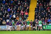 27 January 2019; Wexford and Limerick players tussle during the Allianz Hurling League Division 1A Round 1 match between Wexford and Limerick at Innovate Wexford Park in Wexford. Photo by Matt Browne/Sportsfile