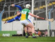 27 January 2019; Billy Nolan of Waterford in action against Sean Dolan of Offaly during the Allianz Hurling League Division 1B Round 1 match between Waterford and Offaly at Semple Stadium in Thurles, Co. Tipperary. Photo by Harry Murphy/Sportsfile