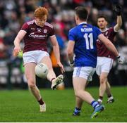 27 January 2019; Peter Cooke of Galway in action against Dara McVeety of Cavan during the Allianz Football League Division 1 Round 1 match between Galway and Cavan at Pearse Stadium in Galway. Photo by Ray Ryan/Sportsfile